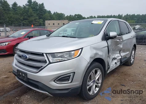 2017 Ford Edge Titanium z USA, uszkodzony, nr VIN 2FMPK4K87HBB66251